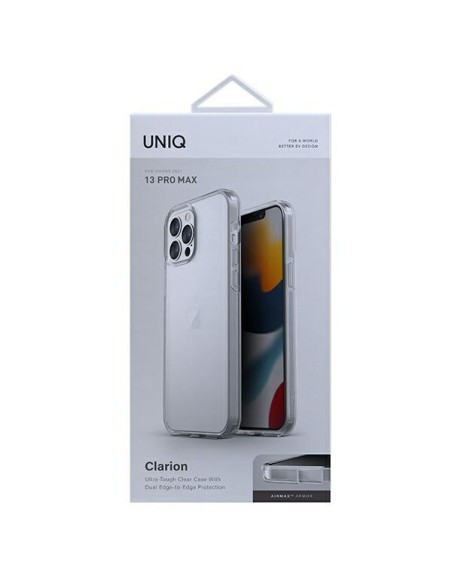 Uniq Clarion dėklas, skirtas iPhone 13 Pro Max - skaidrus Uniq Clarion dėklas, skirtas iPhone 13 Pro Max - skaidrus
