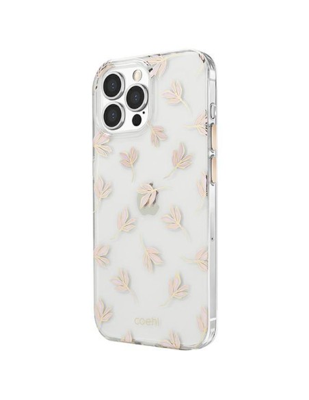 Uniq Coehl Fleur dėklas skirtas iPhone 13 Pro / iPhone 13 - rožinis Uniq Coehl Fleur dėklas skirtas iPhone 13 Pro / iPhone 13 - rožinis