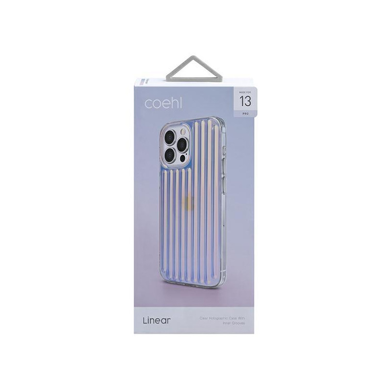 Uniq Coehl Linear dėklas, skirtas iPhone 13 Pro / iPhone 13 - vaivorykštis