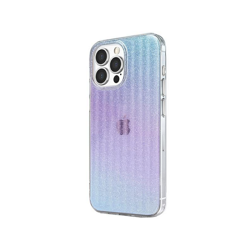 Uniq Coehl Linear dėklas, skirtas iPhone 13 Pro Max - rožinė ir mėlyna Uniq Coehl Linear dėklas, skirtas iPhone 13 Pro Max - rožinė ir mėlyna