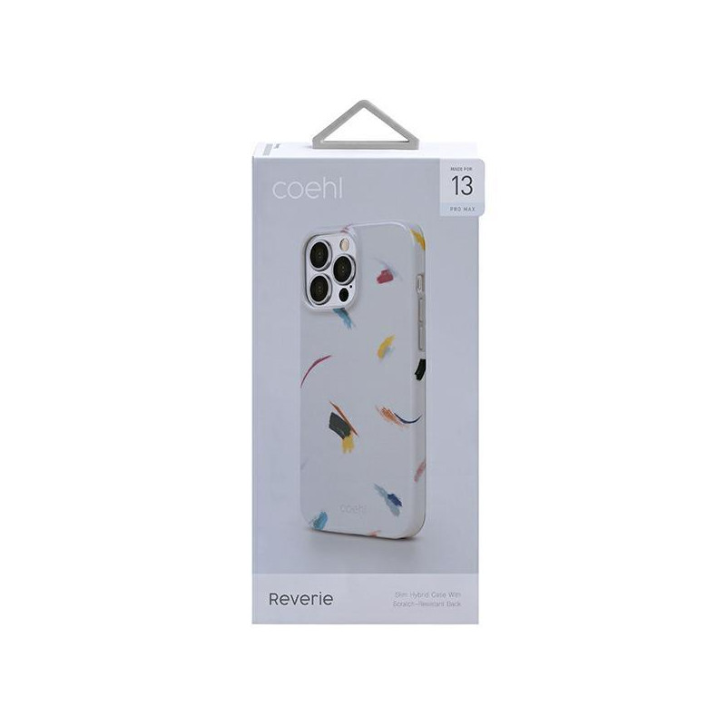 Uniq Coehl Reverie dėklas, skirtas iPhone 13 Pro Max - šviesiai pilkas