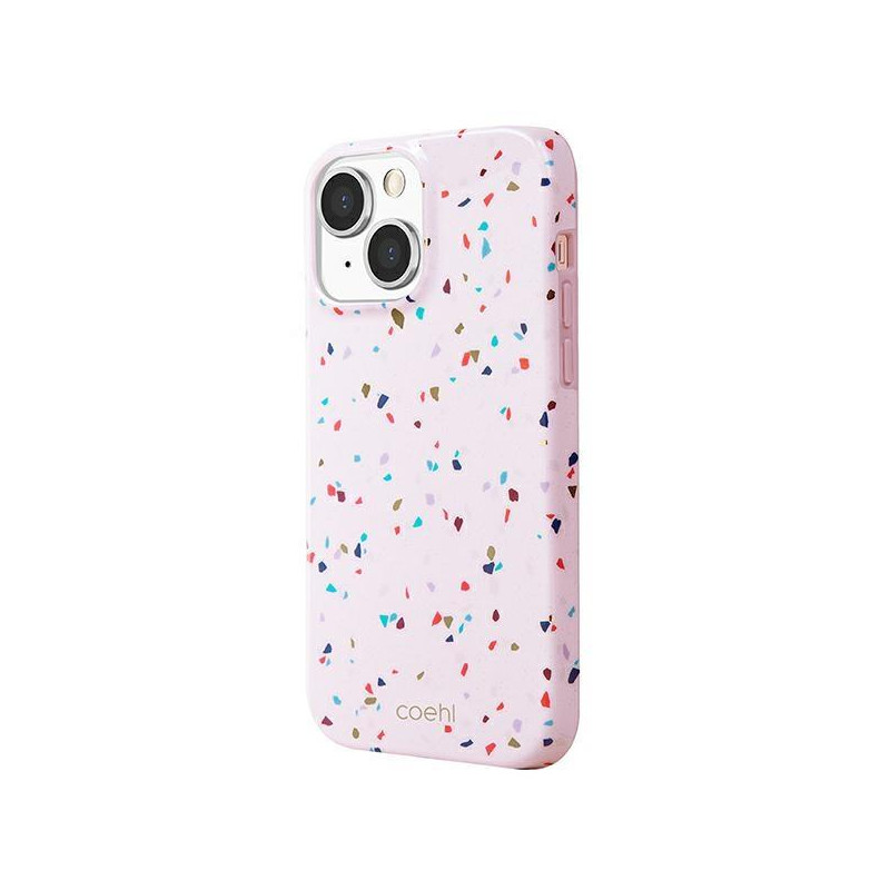 Uniq Coehl Terrazzo dėklas iPhone 13 - rožinis Uniq Coehl Terrazzo dėklas iPhone 13 - rožinis