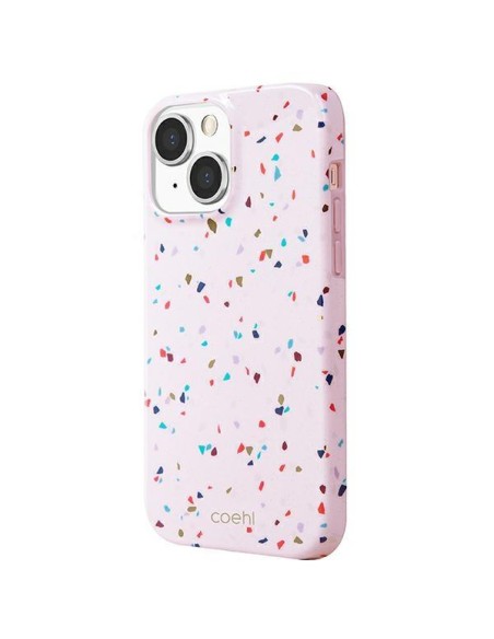 Uniq Coehl Terrazzo dėklas iPhone 13 - rožinis Uniq Coehl Terrazzo dėklas iPhone 13 - rožinis