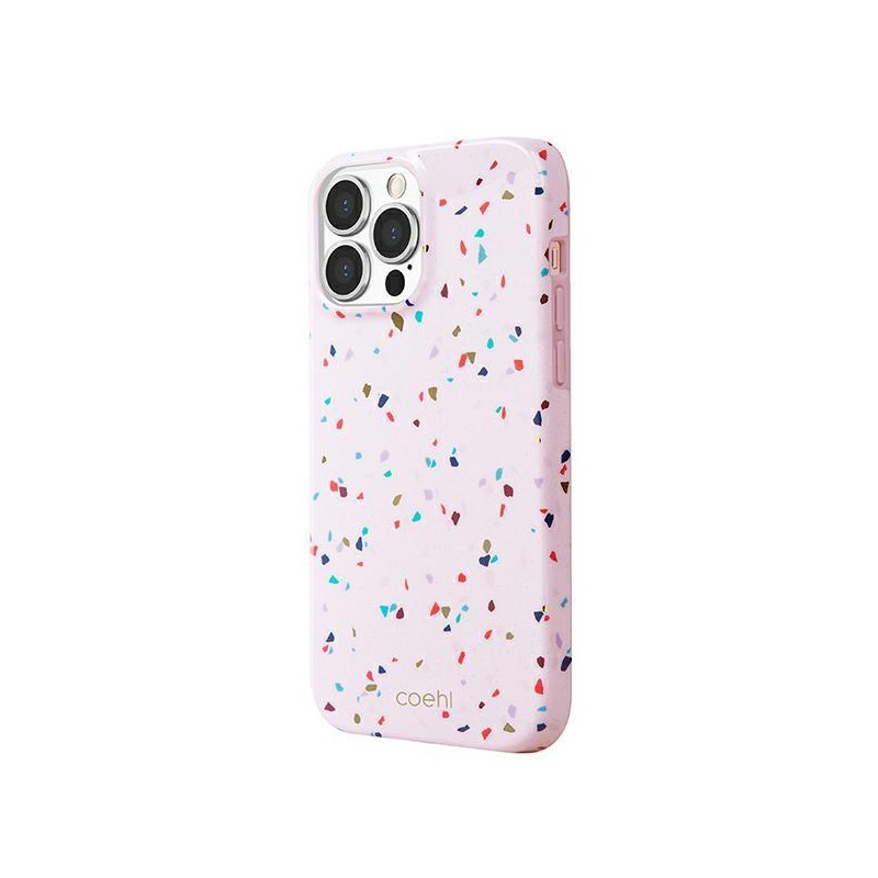 Uniq Coehl Terrazzo dėklas, skirtas iPhone 13 Pro Max - rožinis Uniq Coehl Terrazzo dėklas, skirtas iPhone 13 Pro Max - rožinis