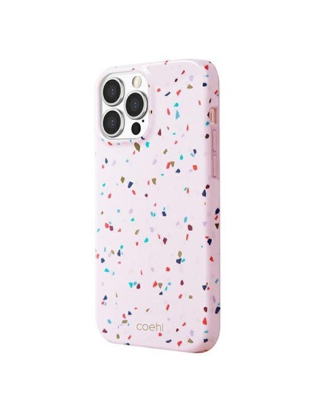 Uniq Coehl Terrazzo dėklas, skirtas iPhone 13 Pro Max - rožinis Uniq Coehl Terrazzo dėklas, skirtas iPhone 13 Pro Max - rožinis