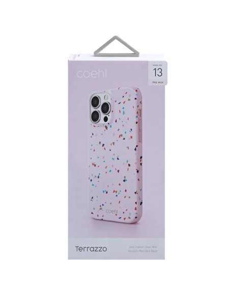 Uniq Coehl Terrazzo dėklas, skirtas iPhone 13 Pro Max - rožinis Uniq Coehl Terrazzo dėklas, skirtas iPhone 13 Pro Max - rožinis