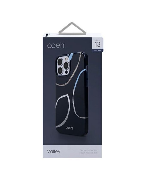 Uniq Coehl Valley dėklas, skirtas iPhone 13 Pro Max – tamsiai mėlynas Uniq Coehl Valley dėklas, skirtas iPhone 13 Pro Max – tamsiai mėlynas