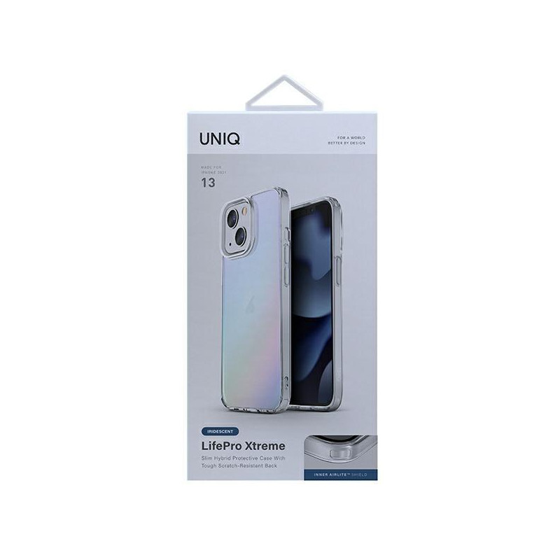 Uniq LifePro Xtreme dėklas, skirtas iPhone 13 - vaivorykštis