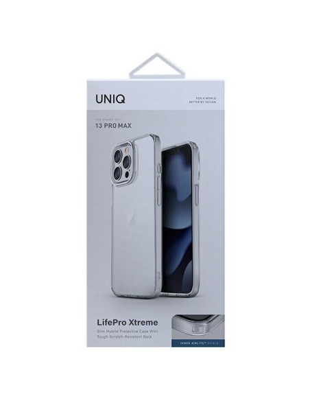 Uniq LifePro Xtreme dėklas, skirtas iPhone 13 Pro Max - skaidrus Uniq LifePro Xtreme dėklas, skirtas iPhone 13 Pro Max - skaidrus