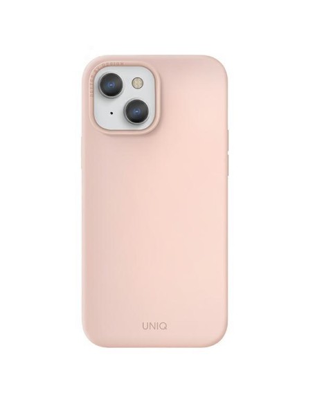 UNIQ Lino Hue MagSafe dėklas iPhone 13 - rožinis UNIQ Lino Hue MagSafe dėklas iPhone 13 - rožinis