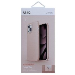 UNIQ Lino Hue MagSafe dėklas iPhone 13 - rožinis
