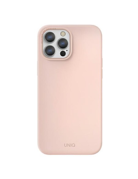 UNIQ Lino Hue MagSafe dėklas, skirtas iPhone 13 Pro / iPhone 13 - rožinis UNIQ Lino Hue MagSafe dėklas, skirtas iPhone 13 Pro / iPhone 13 - rožinis