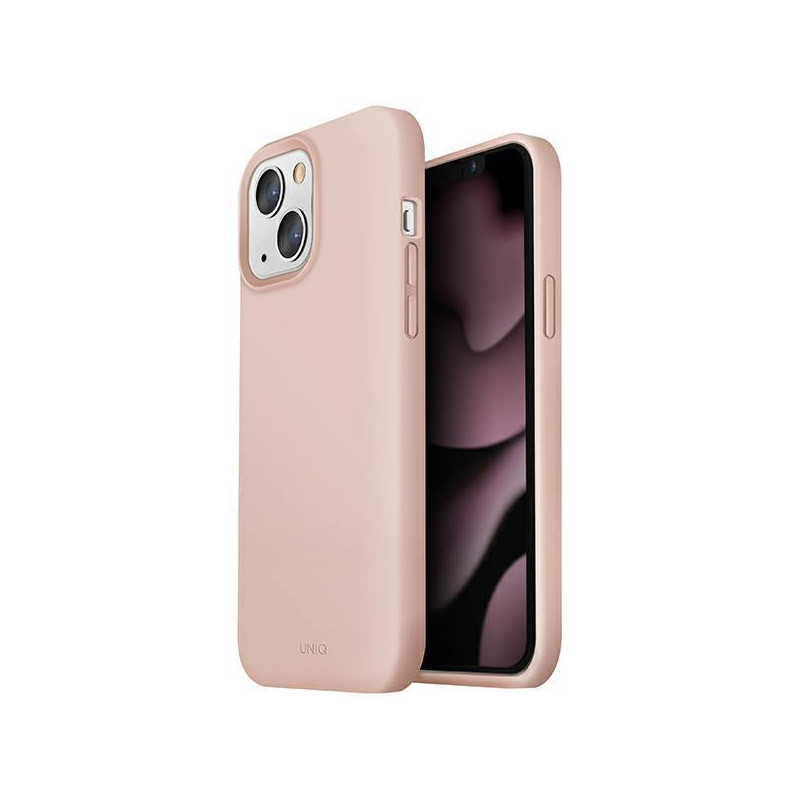Uniq Lino dėklas iPhone 13 - rožinis Uniq Lino dėklas iPhone 13 - rožinis