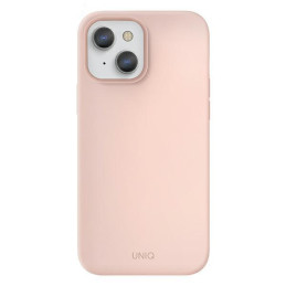 Uniq Lino dėklas iPhone 13 - rožinis