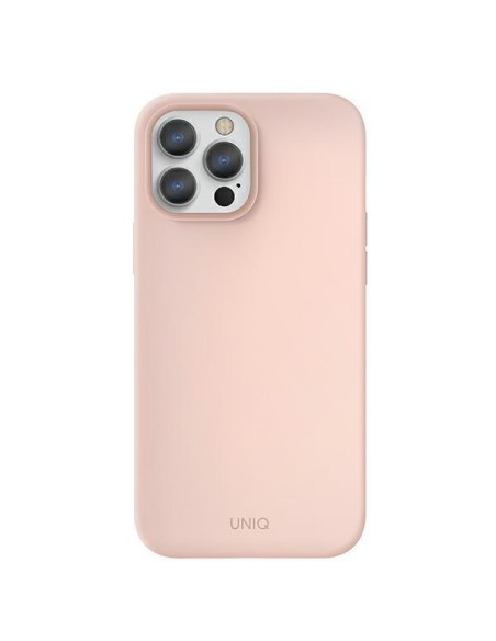 Uniq Lino dėklas skirtas iPhone 13 Pro / iPhone 13 - rožinis Uniq Lino dėklas skirtas iPhone 13 Pro / iPhone 13 - rožinis