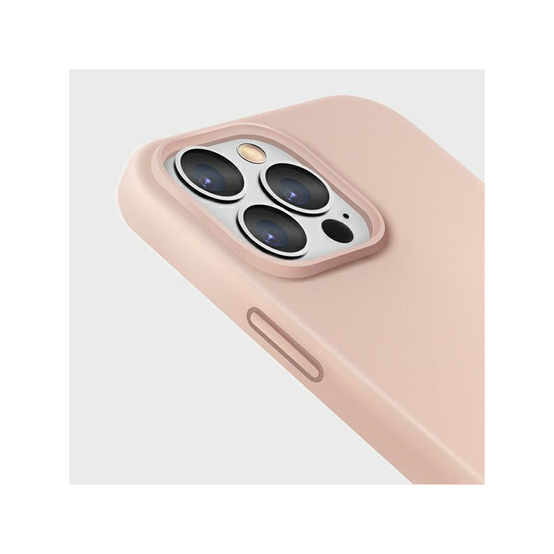 Uniq Lino dėklas skirtas iPhone 13 Pro / iPhone 13 - rožinis