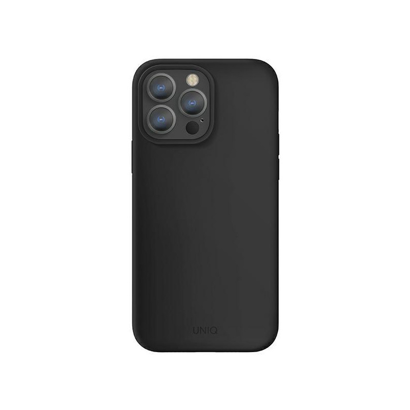 Uniq Lino dėklas, skirtas iPhone 13 Pro Max - juodas
