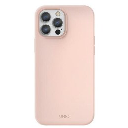 UNIQ Lino dėklas, skirtas iPhone 13 Pro Max - rožinis