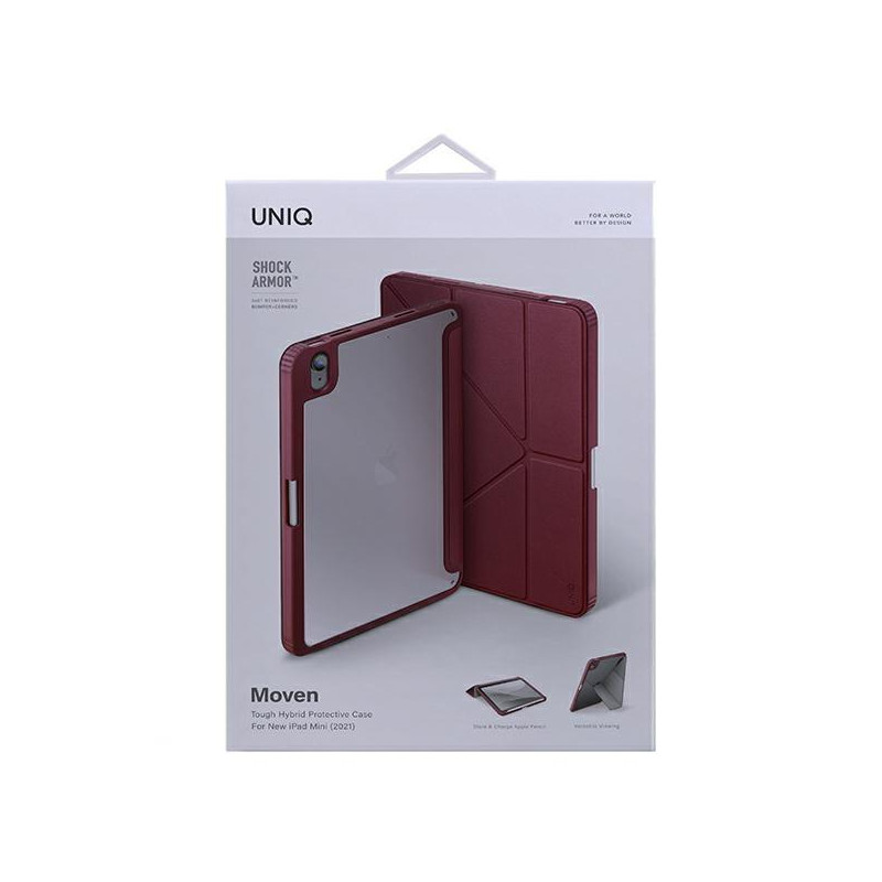 UNIQ Moven dėklas iPad mini (2021) - bordo