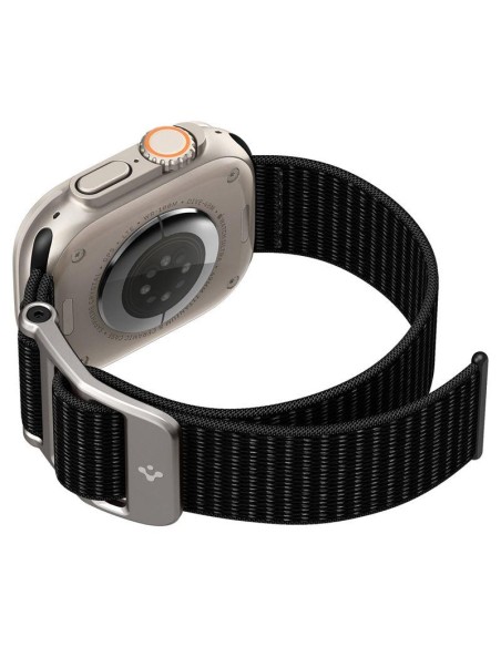 Spigen DuraPro Flex dirželis, skirtas Apple Watch 4/ 5/ 6/ 7/ 8/ 9/ SE/ Ultra (42/ 44/ 45/ 49 mm) – juodas Spigen DuraPro Flex dirželis, skirtas Apple Watch 4/ 5/ 6/ 7/ 8/ 9/ SE/ Ultra (42/ 44/ 45/ 49 mm) – juodas