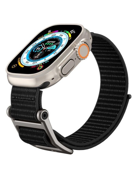 Spigen DuraPro Flex dirželis, skirtas Apple Watch 4/ 5/ 6/ 7/ 8/ 9/ SE/ Ultra (42/ 44/ 45/ 49 mm) – juodas Spigen DuraPro Flex dirželis, skirtas Apple Watch 4/ 5/ 6/ 7/ 8/ 9/ SE/ Ultra (42/ 44/ 45/ 49 mm) – juodas