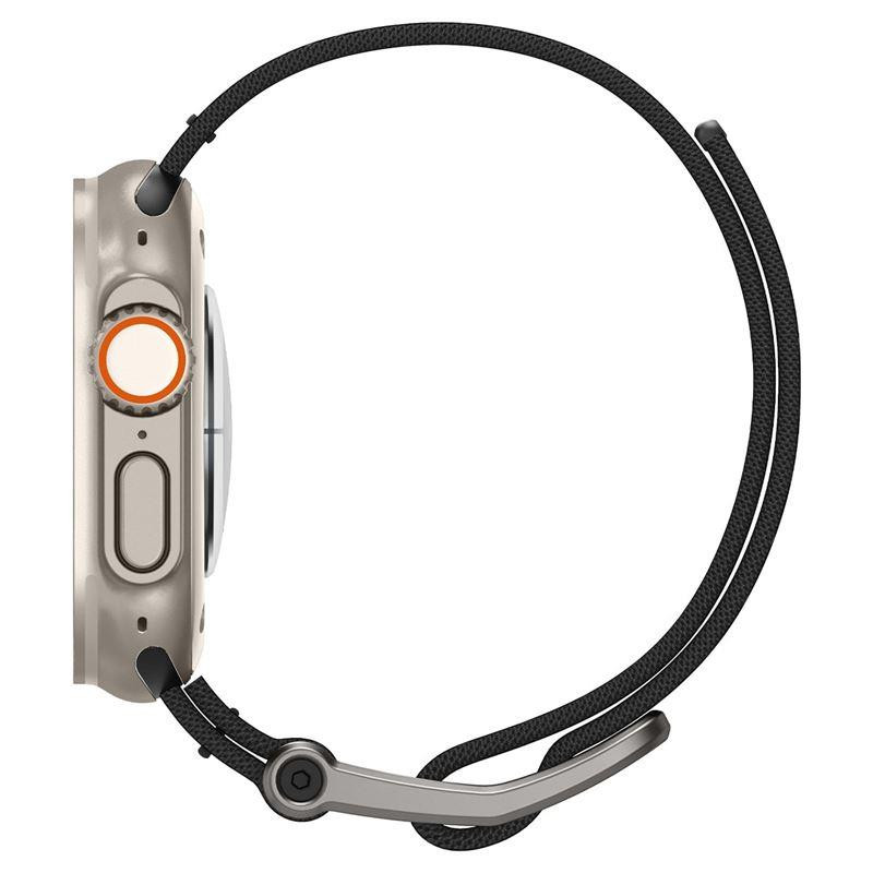 Spigen DuraPro Flex dirželis, skirtas Apple Watch 4/ 5/ 6/ 7/ 8/ 9/ SE/ Ultra (42/ 44/ 45/ 49 mm) – juodas