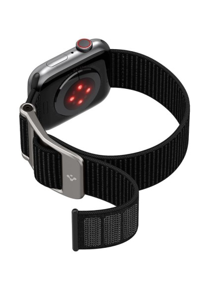 Spigen DuraPro Flex dirželis, skirtas Apple Watch 4/ 5/ 6/ 7/ 8/ 9/ SE/ Ultra (42/ 44/ 45/ 49 mm) – juodas Spigen DuraPro Flex dirželis, skirtas Apple Watch 4/ 5/ 6/ 7/ 8/ 9/ SE/ Ultra (42/ 44/ 45/ 49 mm) – juodas