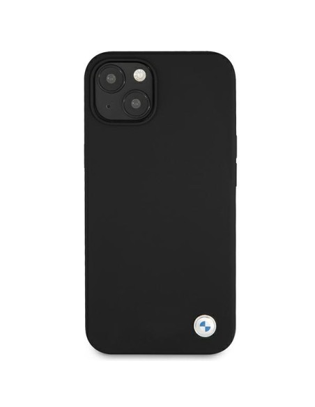 BMW Silicone Signature dėklas iPhone 13 mini - juodas