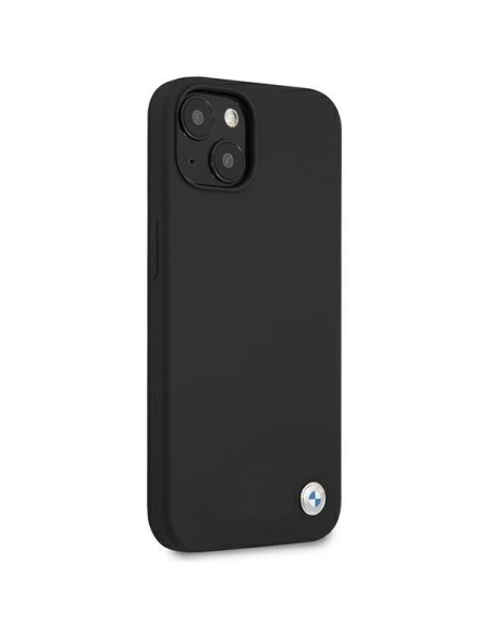 BMW Silicone Signature dėklas iPhone 13 mini - juodas
