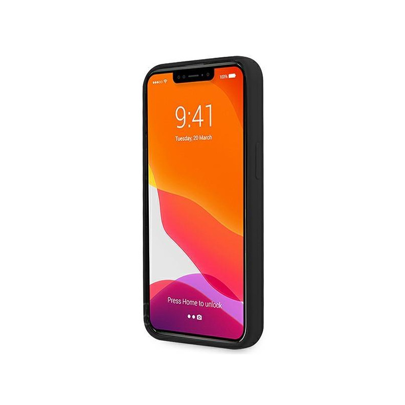 BMW Silicone Signature dėklas iPhone 13 mini - juodas