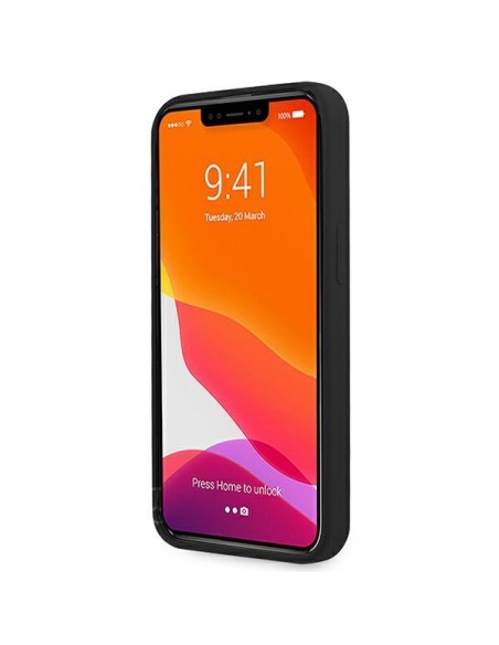 BMW Silicone Signature dėklas iPhone 13 mini - juodas