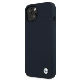 BMW Silicone Signature dėklas iPhone 13 mini - tamsiai mėlynas