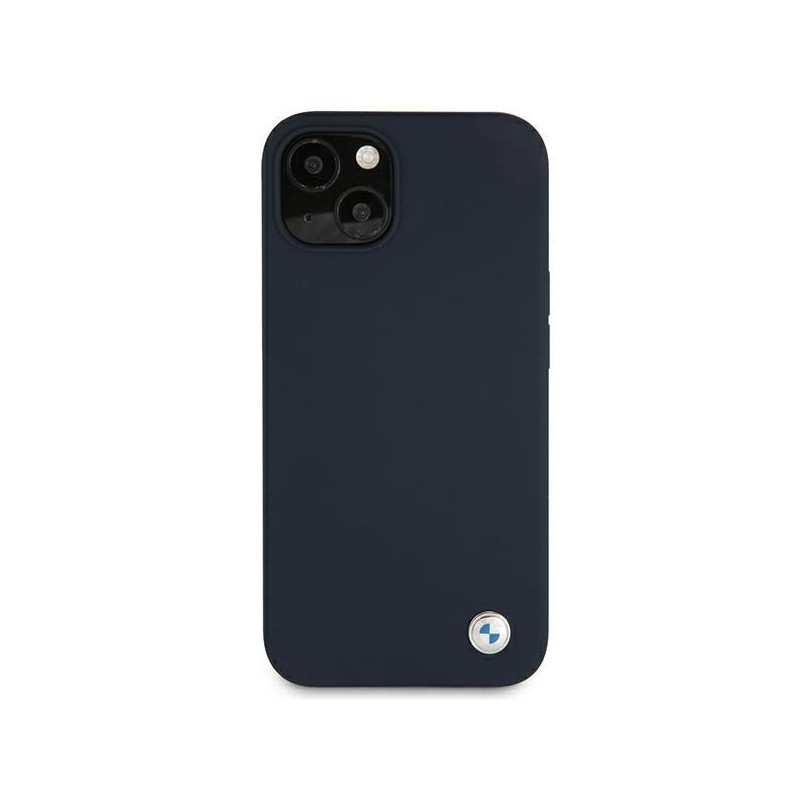 BMW Silicone Signature dėklas iPhone 13 mini - tamsiai mėlynas