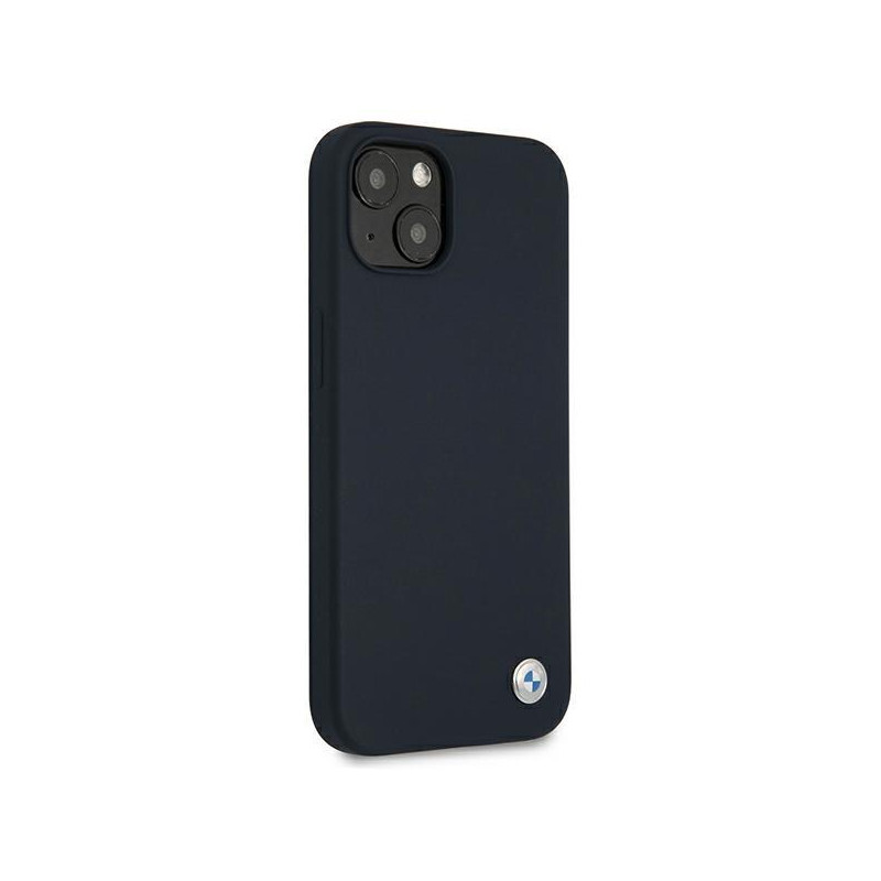 BMW Silicone Signature dėklas iPhone 13 mini - tamsiai mėlynas