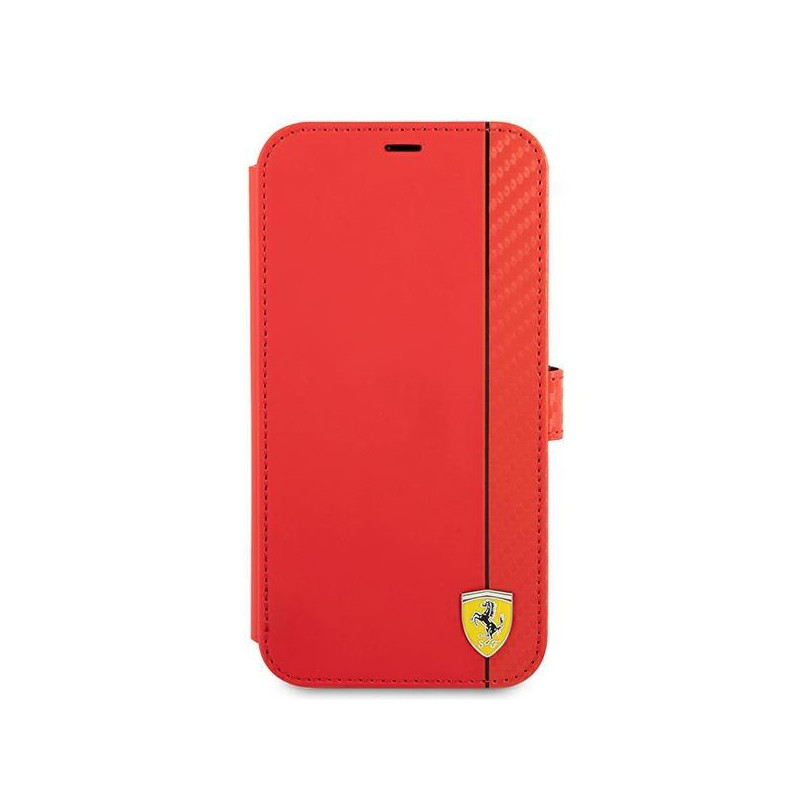 Ferrari On Track Carbon Stripe dėklas skirtas iPhone 13 Pro / iPhone 13 - raudonas