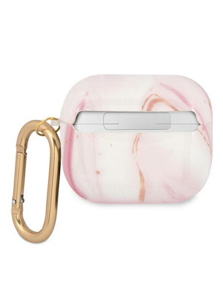 Guess Marble Collection dėklas, skirtas AirPods 3 – rožinis Guess Marble Collection dėklas, skirtas AirPods 3 – rožinis