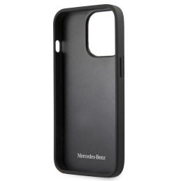 Mercedes Leather Stars Pattern dėklas, skirtas iPhone 13 Pro / iPhone 13 - raudonas
