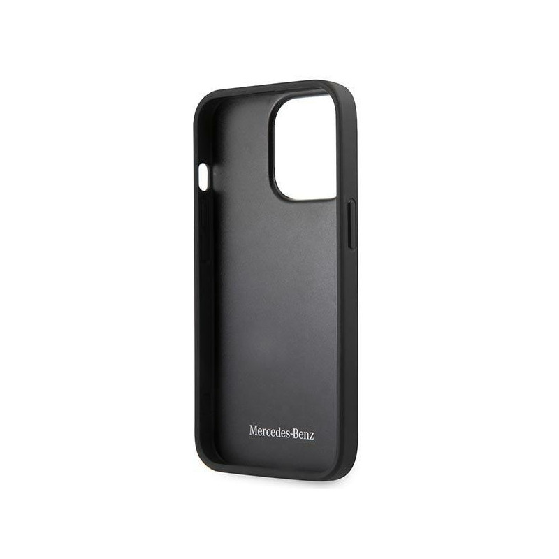 Mercedes Leather Stars Pattern dėklas, skirtas iPhone 13 Pro / iPhone 13 - raudonas