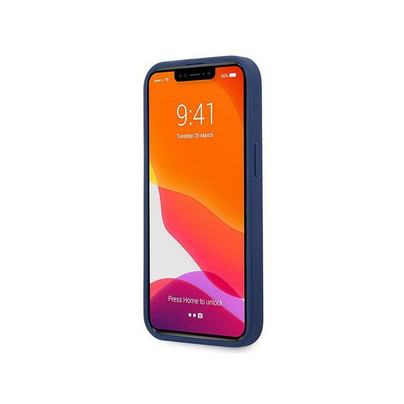 JAV Polo Assn byla Silikono kolekcija, skirta iPhone 13 Pro Max – tamsiai mėlyna