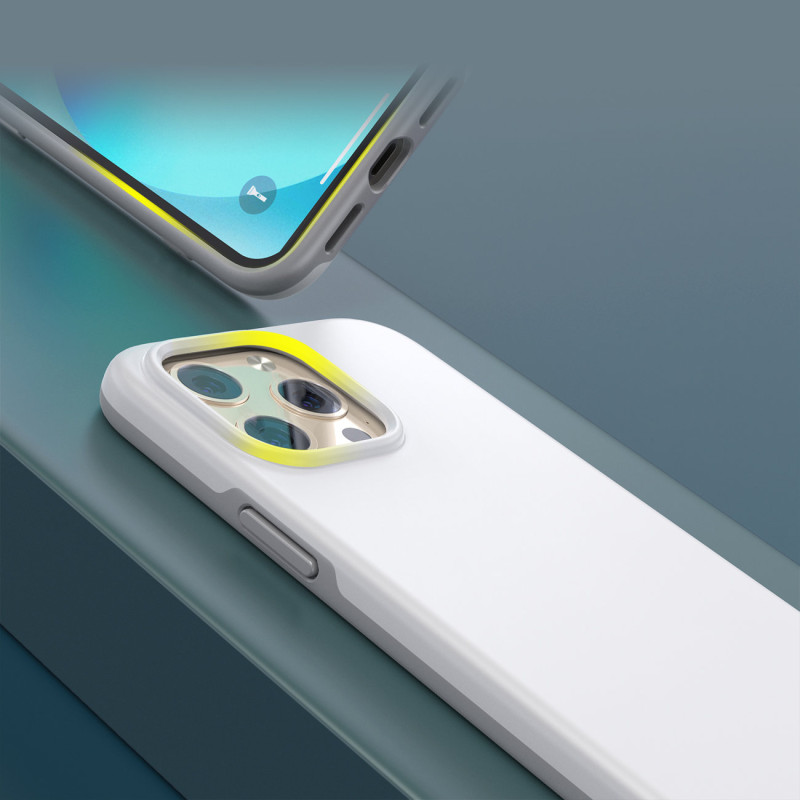 Dėklas iPhone 13 Pro Max MFM Nuo kritimo dėklas baltas