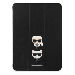 Karl Lagerfeld Saffiano Karl&Choupette dėklas, skirtas iPad 12,9& 39 & 39 Pro 2021 – juodas