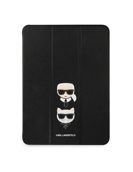 Karl Lagerfeld Saffiano Karl&Choupette dėklas, skirtas iPad 12,9& 39 & 39 Pro 2021 – juodas