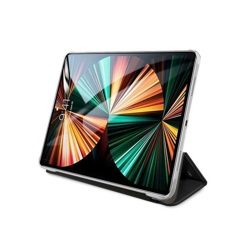 Karl Lagerfeld Saffiano Karl&Choupette dėklas, skirtas iPad 12,9& 39 & 39 Pro 2021 – juodas