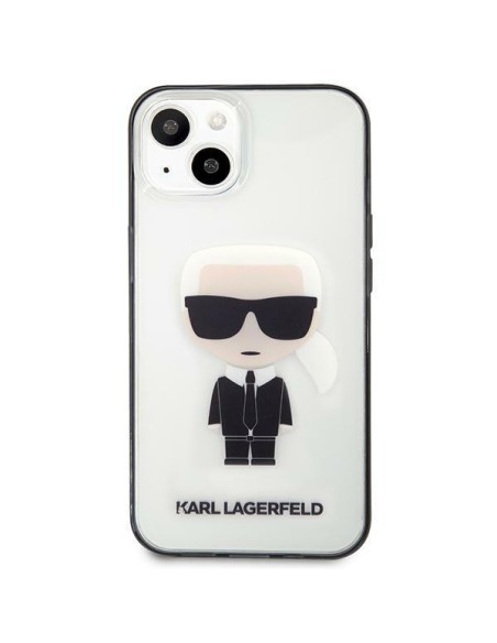 Karl Lagerfeld Iconik Karl dėklas iPhone 13 mini - skaidrus