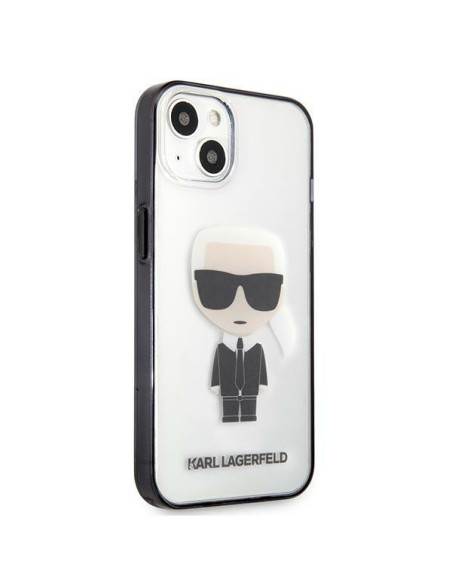 Karl Lagerfeld Iconik Karl dėklas iPhone 13 mini - skaidrus