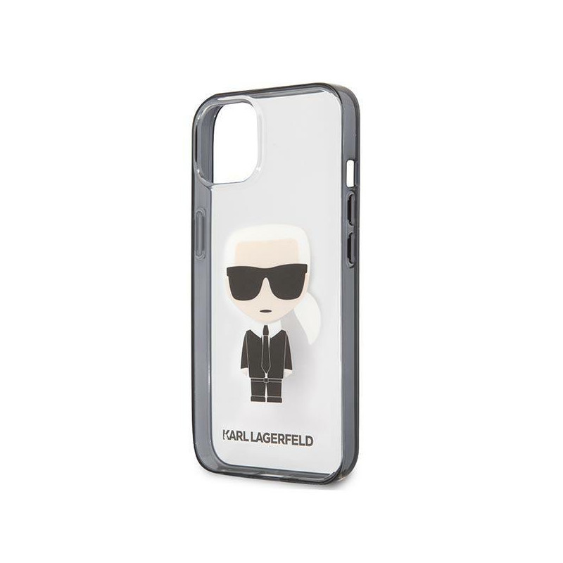 Karl Lagerfeld Iconik Karl dėklas iPhone 13 mini - skaidrus