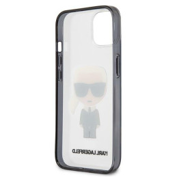 Karl Lagerfeld Iconik Karl dėklas iPhone 13 mini - skaidrus