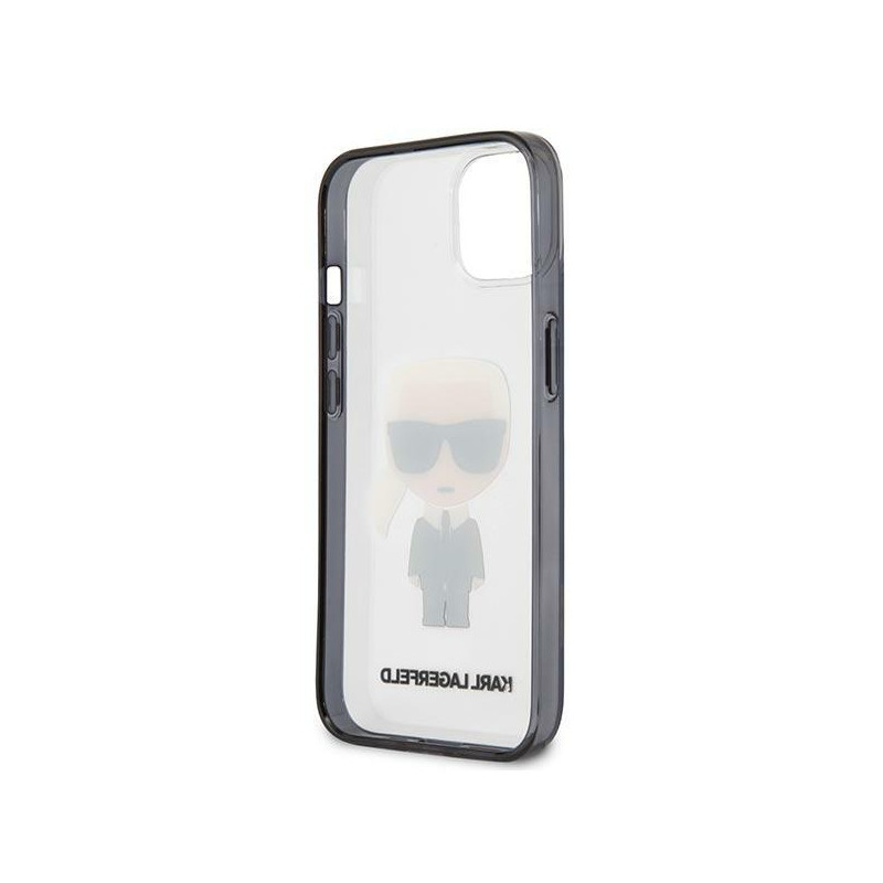 Karl Lagerfeld Iconik Karl dėklas iPhone 13 mini - skaidrus