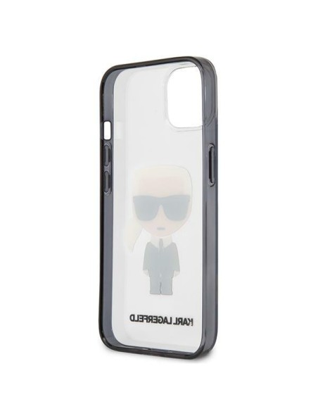 Karl Lagerfeld Iconik Karl dėklas iPhone 13 mini - skaidrus