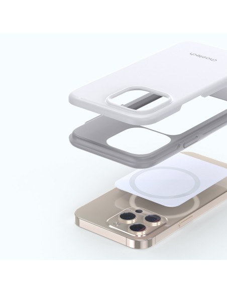 Dėklas iPhone 13 Pro Max MFM Nuo kritimo dėklas baltas Dėklas iPhone 13 Pro Max MFM Nuo kritimo dėklas baltas